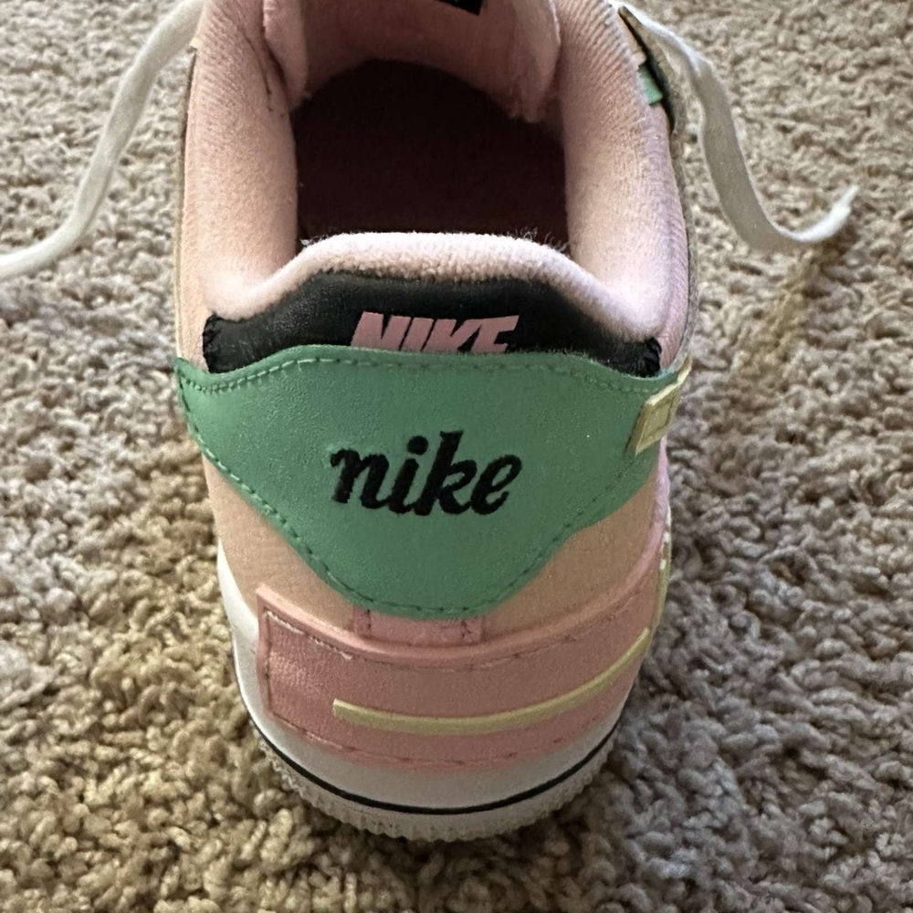 Nike Women's Air Force 1 Shadow - Pink and Green - Picture 2 of 4